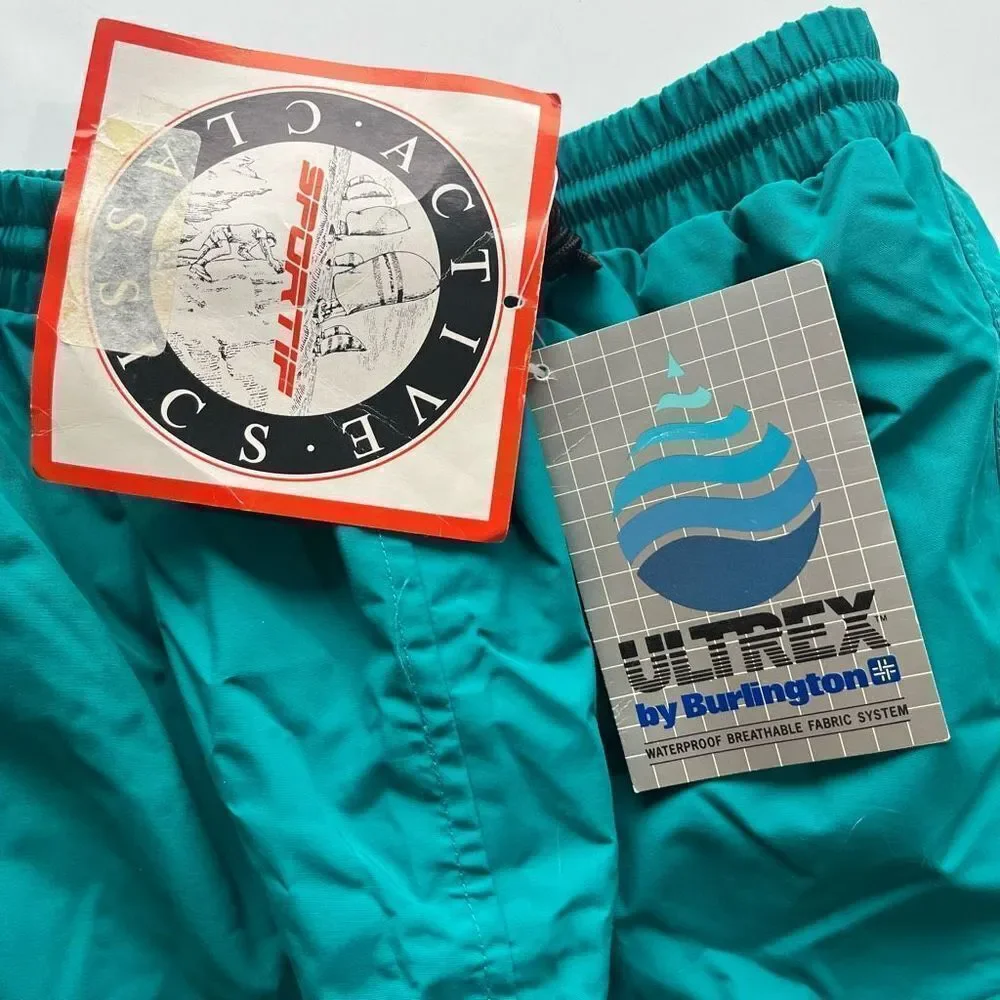 Sport If Men’s Emerald Waterproof Activewear Track Pants Size M NWT